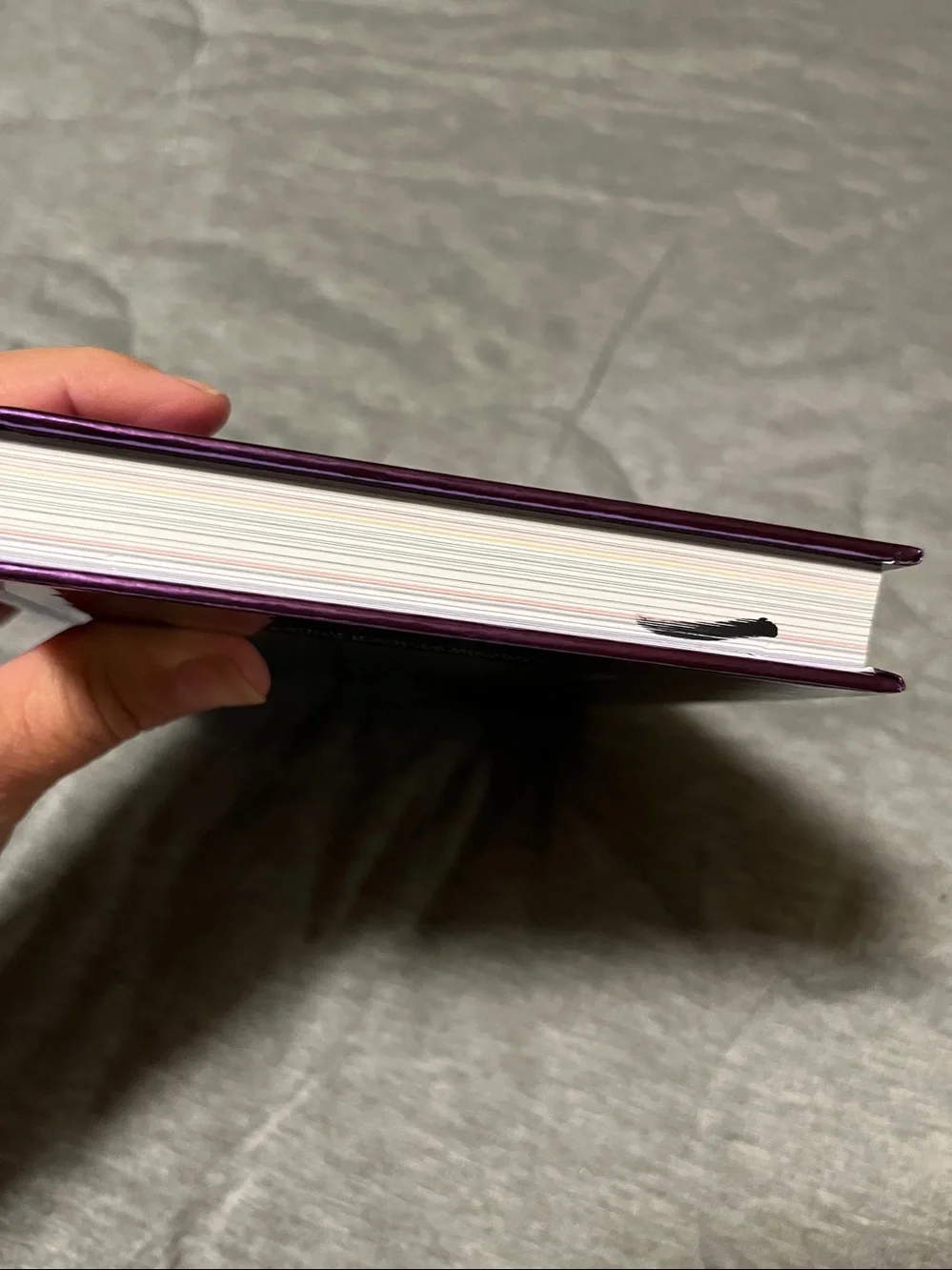 Russ Metallic Purple Hardcover with Mirrored Panel